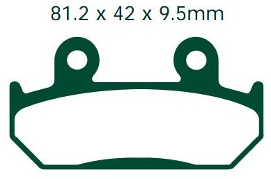 NHC H1067-AK150 KLOCKI HAMULCOWE (zamiennik EBC FA203)-1377