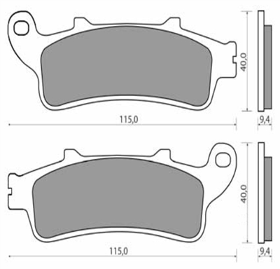 NHC H1082-CU1 KLOCKI HAMULCOWE (zamiennik EBC FA261)-18534