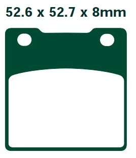 NHC K5012-AK150 KLOCKI HAMULCOWE (zamiennik EBC FA161)-18564