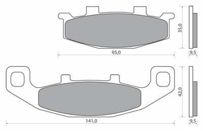 NHC K5026-CU1 KLOCKI HAMULCOWE (zamiennik EBC FA129)-1416