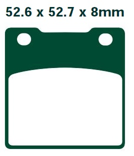NHC K5033-AK150 KLOCKI HAMULCOWE (zamiennik EBC FA161)-1420