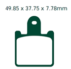 NHC K5046-AK150 KLOCKI HAMULCOWE (zamiennik EBC FA417/4)