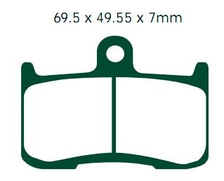NHC K5047-CU1 KLOCKI HAMULCOWE (zamiennik EBC FA347)-1436