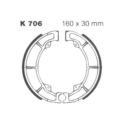 EBC K706 SZCZĘKI HAMULCOWE-51492