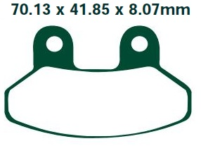 KN-KIKAKU KHT000994 KLOCKI HAMULCOWE FA306-1448