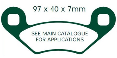 NHC O7036-AK150 KLOCKI HAMULCOWE (zamiennik EBC FA159)-1566
