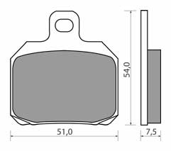 NHC O7053-AK150 KLOCKI HAMULCOWE (zamiennik EBC FA266)-1570