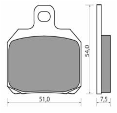 NHC O7053-CU1 KLOCKI HAMULCOWE (zamiennik EBC FA266)-18552