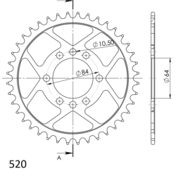 SUPERSPROX RFE-1826:40-BLK ZĘBATKA TYŁ JTR1826.40-33229