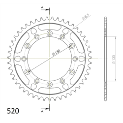 SUPERSPROX RFE-245/2:47-BLK ZĘBATKA TYŁ JTR245/2.47-33423