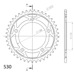 SUPERSPROX RFE-302:41-BLK ZĘBATKA TYŁ JTR302.41-33616