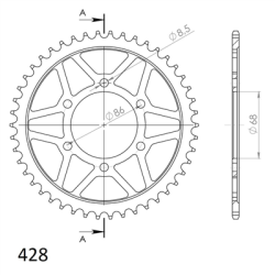 SUPERSPROX RFE-468:46-BLK ZĘBATKA TYŁ JTR468.46-33711