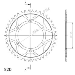 SUPERSPROX RFE-486:42-BLK ZĘBATKA TYŁ JTR486.42-33826