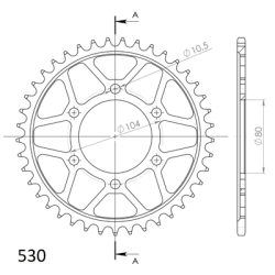 SUPERSPROX RFE-488:41-BLK ZĘBATKA TYŁ JTR488.41-33876