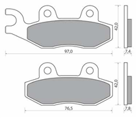 NHC S3031-AK150 KLOCKI HAMULCOWE (zamiennik EBC FA135)-1593