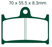 NHC S3033-AK150 KLOCKI HAMULCOWE (zamiennik EBC FA236 FA145)-1597