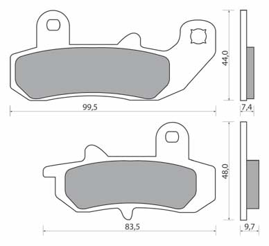 NHC S3040-AK150 KLOCKI HAMULCOWE (zamiennik EBC FA157)-1601