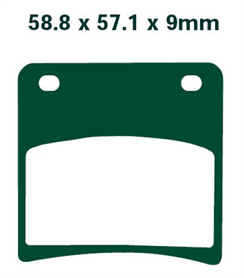 NHC S3043-AK150 KLOCKI HAMULCOWE (zamiennik EBC FA146)-18543
