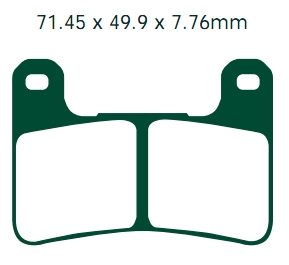 NHC S3056-AK150 KLOCKI HAMULCOWE (zamiennik EBC FA379)-10851