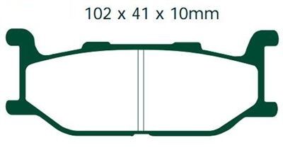 EBC SFA179 KLOCKI HAMULCOWE FA179-1622