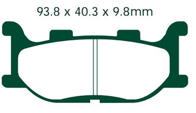 EBC SFA199HH KLOCKI HAMULCOWE FA199-1630