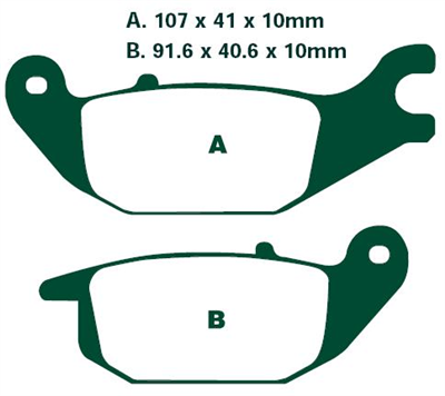 EBC SFA343 KLOCKI HAMULCOWE FA343-10537