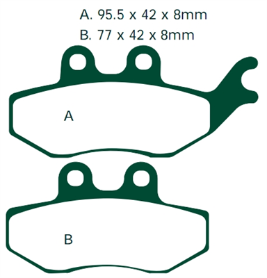 EBC SFA374 KLOCKI HAMULCOWE FA374-10853