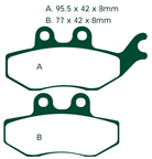 EBC SFA374 KLOCKI HAMULCOWE FA374