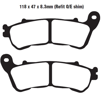 EBC SFA388 KLOCKI HAMULCOWE FA388-1752