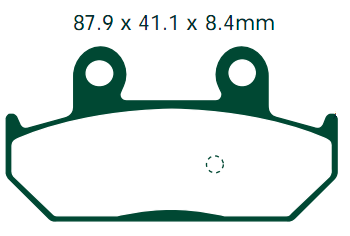 EBC SFA412 KLOCKI HAMULCOWE FA412-1665