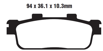 EBC SFA427 KLOCKI HAMULCOWE FA427-1768