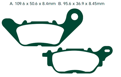 EBC SFA464 KLOCKI HAMULCOWE FA464-51698