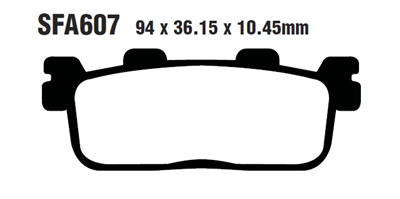 EBC SFA607 KLOCKI HAMULCOWE FA607-10538