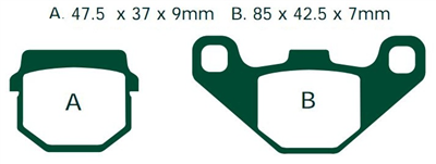 EBC SFA83 KLOCKI HAMULCOWE FA83-1677