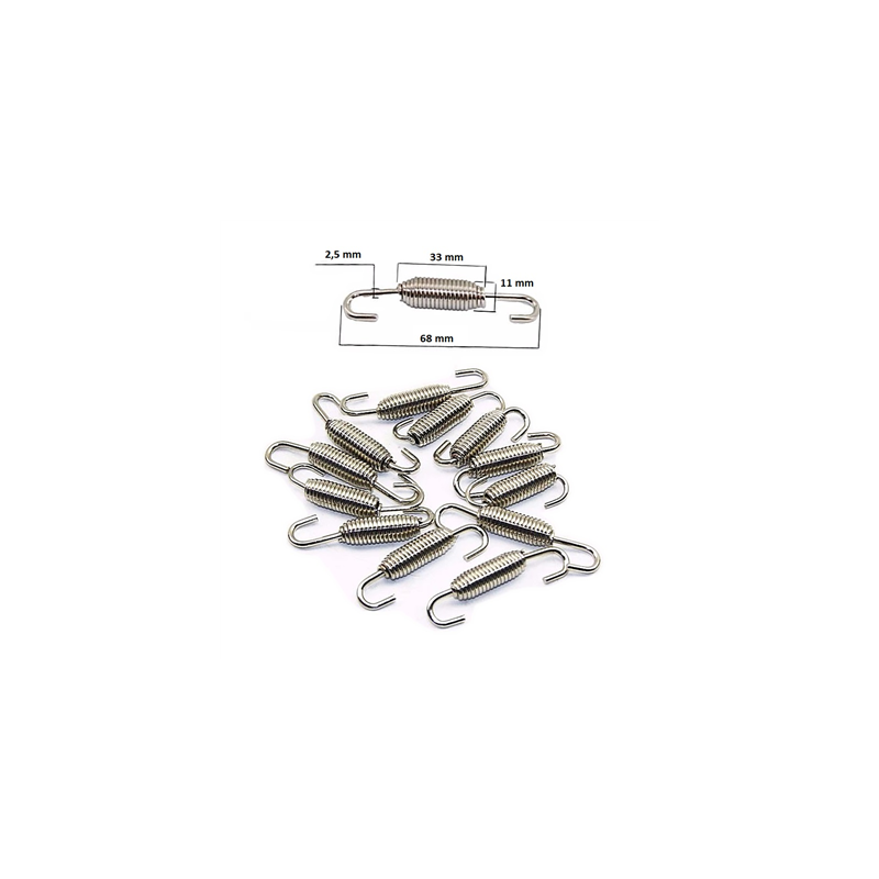 Sprężyna dyfuzora wydechu rury wydechowej 68mm-38601
