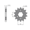 SUNSTAR SUNF315-13 ZĘBATKA PRZÓD JTF569.13-51324