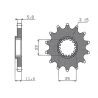 SUNSTAR SUNF360-16 ZĘBATKA PRZÓD JTF1902.16-51458