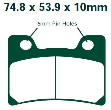 NHC Y2036-AK150 KLOCKI HAMULCOWE (zamiennik EBC FA182)-1700