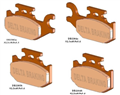 DELTA BRAKING DB2163 + DB2164 KLOCKI HAMULCOWE (zamiennik EBC FA413 + FA414)-69102