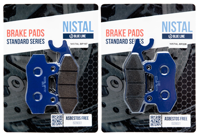 NISTAL-BP197 + NISTAL-BP228 KLOCKI HAMULCOWE (zamiennik EBC FA197 + FA228)-51001