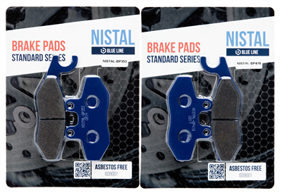 NISTAL-BP353 + NISTAL-BP418 KLOCKI HAMULCOWE (zamiennik EBC FA353 + FA418)-51717