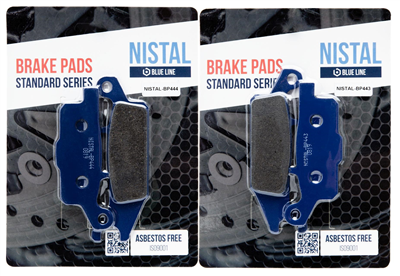 NISTAL-BP443 + NISTAL-BP444 KLOCKI HAMULCOWE (zamiennik EBC FA443 FA445 + FA444 FA446)-55874