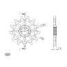 HONDA CR 125 R 87-96 98-99 zestaw napęd-owy RK SPX-59446