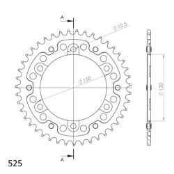YAMAHA TDM 900 02-13 zestaw napęd-owy SUPERSPROX-59495