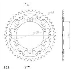 YAMAHA FZ8 N/S 00-15 zestaw napęd-owy SUPERSPROX-59504