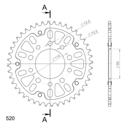 HONDA VT 600 90-07 zestaw napęd-owy SUPERSPROX-59811