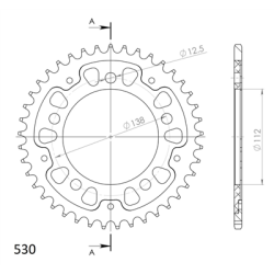 HONDA VTR 1000 F 97-05 zestaw napęd-owy SUPERSPROX-60559