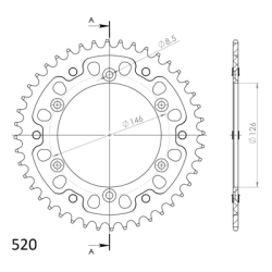 SUZUKI DR 350 SE 94-99 zestaw napęd-owy SUPERSPROX-62045