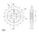 HONDA VT 750 DC 01-07 zestaw napęd-owy SUPERSPROX-62468