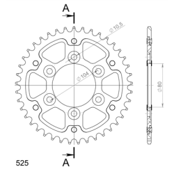 KAWASAKI ZX-9R NINJA 02-03 zestaw napęd-owy SPX-63464
